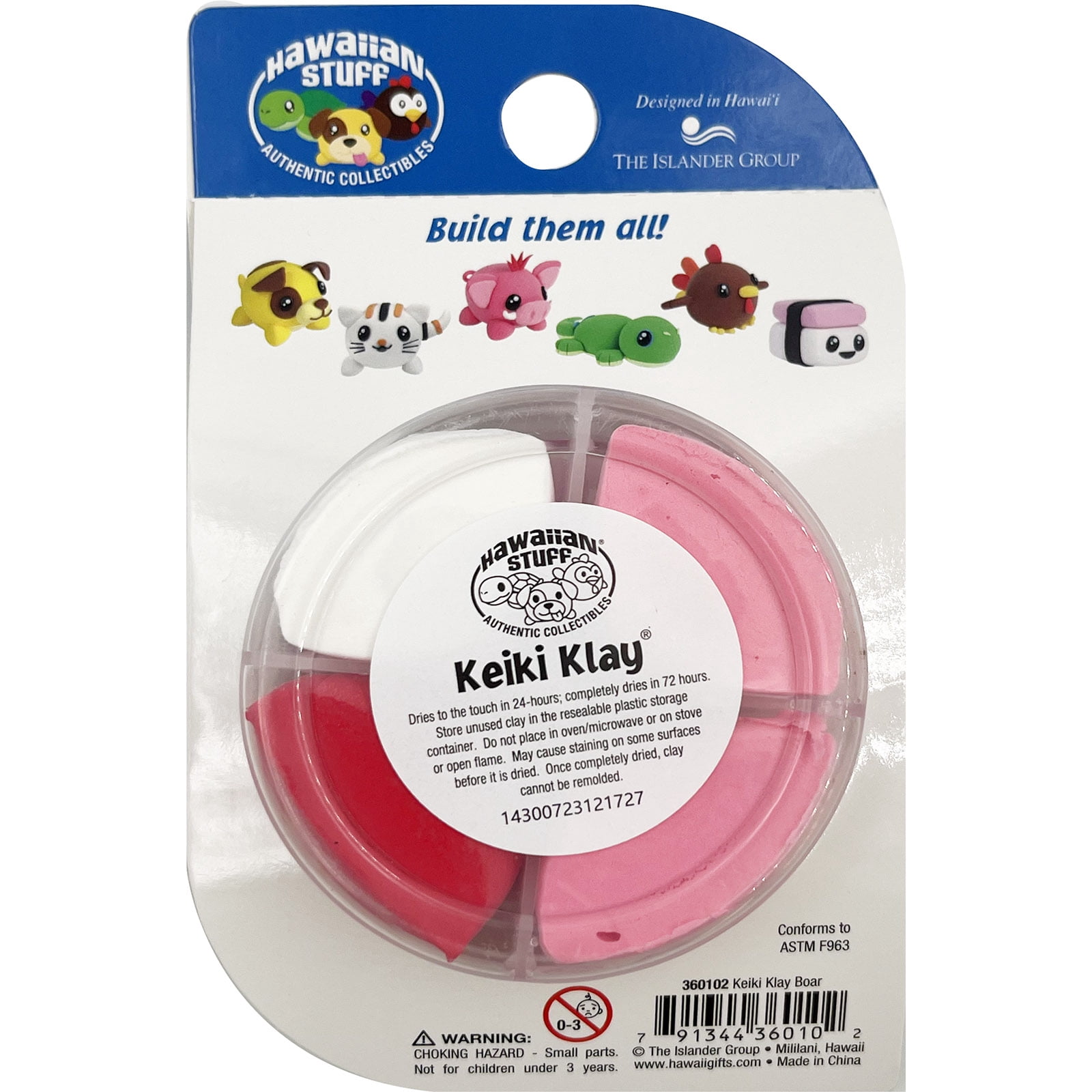 Hawaiian Stuff Keiki Klay Hilinai Boar