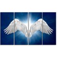 thumbnail image 2 of Ailes d'Ange sur Fond Bleu - Impression sur Toile Abstraite, 2 of 3