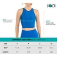thumbnail image 5 of Kadi Women's Contrast Zigzag Bra, Royal, Medium, 5 of 5