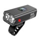 thumbnail image 1 of Faro delantero para bicicleta con carga USB y pantalla de alimentación, luz delantera ligera para ciclismo al aire libre, 1 of 13