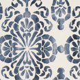 thumbnail image 2 of Safavieh Dip Dye Collection DDY719P Handmade Geometric Medallion Watercolor Ivory and Navy Wool Area Rug (4' x 6'), 2 of 2