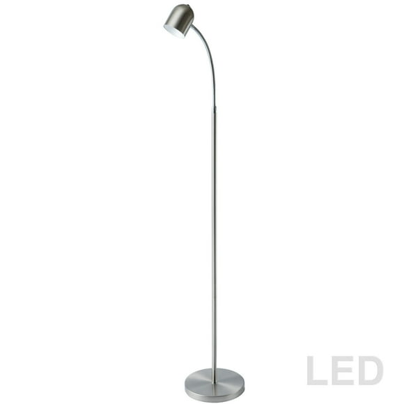 Dainolite 123LEDF-SC Satin Chrome Floor Lamp