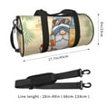 thumbnail image 4 of KLL Hello Summer Cute Gnome Duffle Bag For Men Women Sport Gym Fitness Tote Travel Training Workout Basketball Football Weekender, 4 of 8