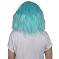 thumbnail image 2 of HPO Adult Womens Clown Wig with Bow | Premium Breathable Capless Cap | Flame-retardant Synthetic Fiber, 2 of 17
