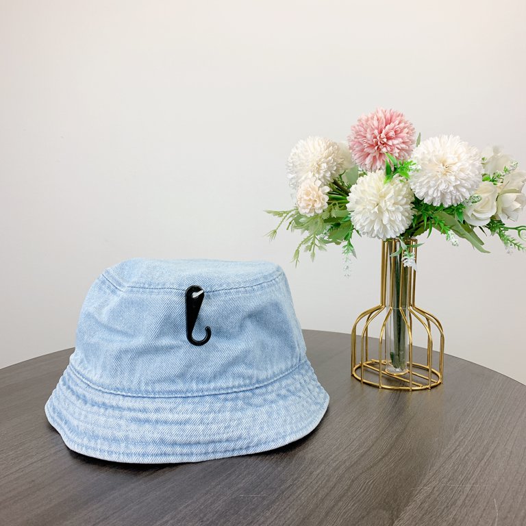 Calvin Klein Washed Denim Embroidered Logo Bucket Hat IN