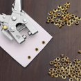 thumbnail image 4 of Eyelet Pliers with 100 Eyelets - 16cm Belt Punch - 7.2mm Gold Metal Eyelets, 4 of 5
