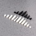 thumbnail image 1 of BESTYASH 300pcs Flanged Self Tapping Screws for standoffs for electronics Black Nylon, 1 of 6