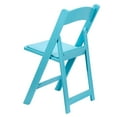 thumbnail image 5 of Turquoise Blue Resin Folding Chair with Matching Seat by Chivari, 5 of 15