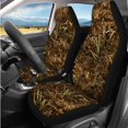 thumbnail image 4 of XYZCANDO Duck Camouflage 14 Pack Auto Seat Covers Full Set Steering Wheel Cover Center Console Armrest Pad Seat Belt Pads Headrest Covers for Most Cars SUVs Sedans, 4 of 7