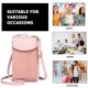 thumbnail image 5 of Pequeños bolsos del teléfono de Crossbody, cartera del monedero del teléfono móvil para las compras del viaje, 5 of 5