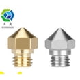 thumbnail image 2 of fastboy 3D Printer Nozzle Metal Extruder Nozzle 3D Printer Accessory Replacement for MK10, Brass, 1.75/1.0mm, 2 of 8