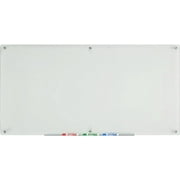 Audio-Visual Direct Frosted Glass Dry-Erase Board Set - 36 x 72 Inches - (Non-Magnetic)