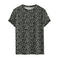 thumbnail image 4 of vigerkar Womens T Shirt Short Sleeve Crew Neck Basic Fashion Tee Tops (Black, XXL), 4 of 4