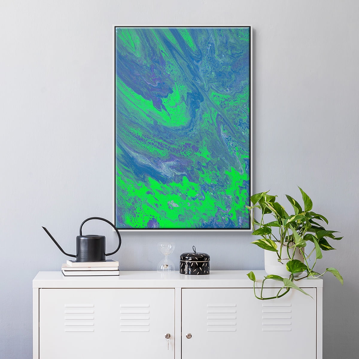 M93 Framed Premium Gallery Wrapped Canvas - Ready to Hang - 17 x 25 - White Floating Frame