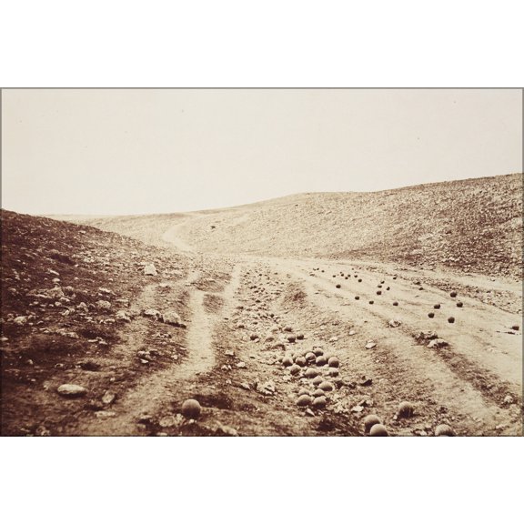 24"x36" Gallery Poster, Roger Fenton - The Valley of the Shadow of Death 1855