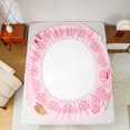 thumbnail image 5 of Castle Fairy 4-Piece King Initial H Rose Butterfly Sheet Set, 5 of 7
