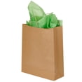thumbnail image 6 of Jumbo Natural Kraft Paper Shopping Bags - 16”L x 6”D x 19”H - Case of 200, 6 of 7