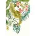 thumbnail image 2 of McCavitt, Naomi 13x18 Black Ornate Wood Framed with Double Matting Museum Art Print Titled - Soft Tropics II, 2 of 4