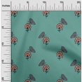 thumbnail image 1 of oneOone Cotton Poplin Fabric Floral & Block Print Fabric By Yard 42 Inch Wide, 1 of 4