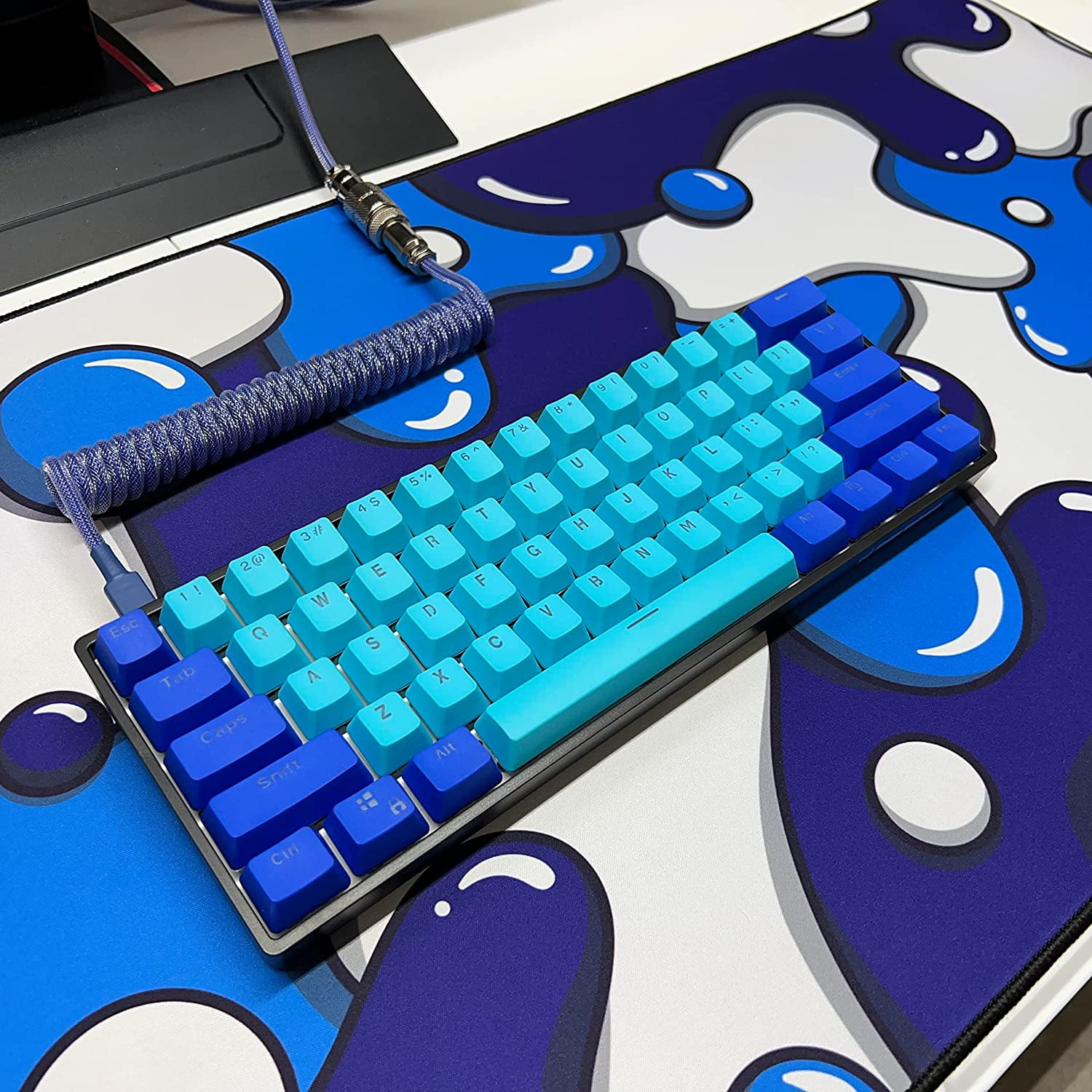 Heqianco Rubber foam ICE Mouse Pad, Multi-color