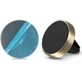 thumbnail image 1 of CAELLUMA - Magnetic Mobile Car Magnet Holder - Magnet Car Mobile Holder - Car Adapter on Dashboard Grid - Magnetic Car Phone Support - Mobile Phone Holder with magnet (Gold), 1 of 5