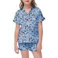 thumbnail image 1 of PMVFHDE Langes pour Bébés Filles Ensemble de Pâques pour Enfants Bricolage Peint à la Main Tenue de Maison avec Pyjamas Colorés les Filles Peuvent Jouer et le Porter au Quotidien Ensembles 2 Pcs pour Filles Bleu Ciel,8-9 Ans, 1 of 4