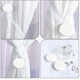 thumbnail image 3 of Magnetic Curtain Tie Straps - No-Drill Installation, Adjustable Length, Rust-Proof and Easy-to-Use Curtain Tie for Bedroom, Living Room, Kitchen and Bathroom, 3 of 6