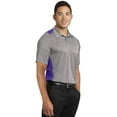 thumbnail image 4 of Sport-Tek Heather Colorblock Contender Polo-L (Vintage Heather/ Purple), 4 of 6