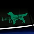 thumbnail image 1 of Life Is Golden - Vinyl Decal - Choose Color - [GREEN], 1 of 1