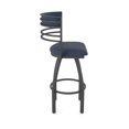 thumbnail image 4 of 860 Hunter 36" Swivel Bar Stool with Pewter Finish and Graph Anchor Seat and Back, 4 of 5