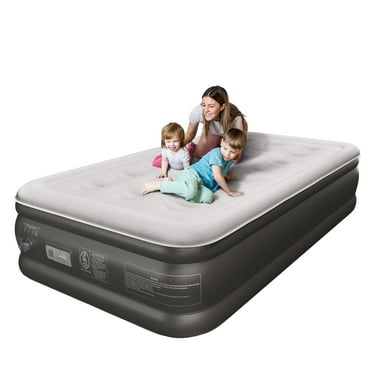 CHILLSUN 16" Twin Air Mattress with Built-in Pump for Guest Home Camping Travel