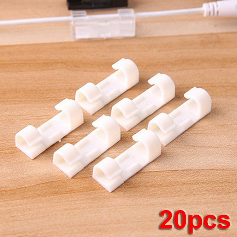 Snowkids Cable Sorter Organizer Holder Clip Fixture Winder Ties Silicon  Strong Adhensive Forces Cable Clip Good Peel Sticker