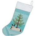 thumbnail image 2 of Carolines Treasures BB9334CS California White Rabbit Christmas Christmas Stocking, Large, Multicolor, 2 of 2
