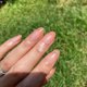 thumbnail image 2 of Paquete de 24 uñas de prensa brillantes uñas postizas francesas ovaladas línea naranja punta de uñas acrílicas uñas cortas de cobertura completa para damas y niñas Zhivalor HMYH867, 2 of 4