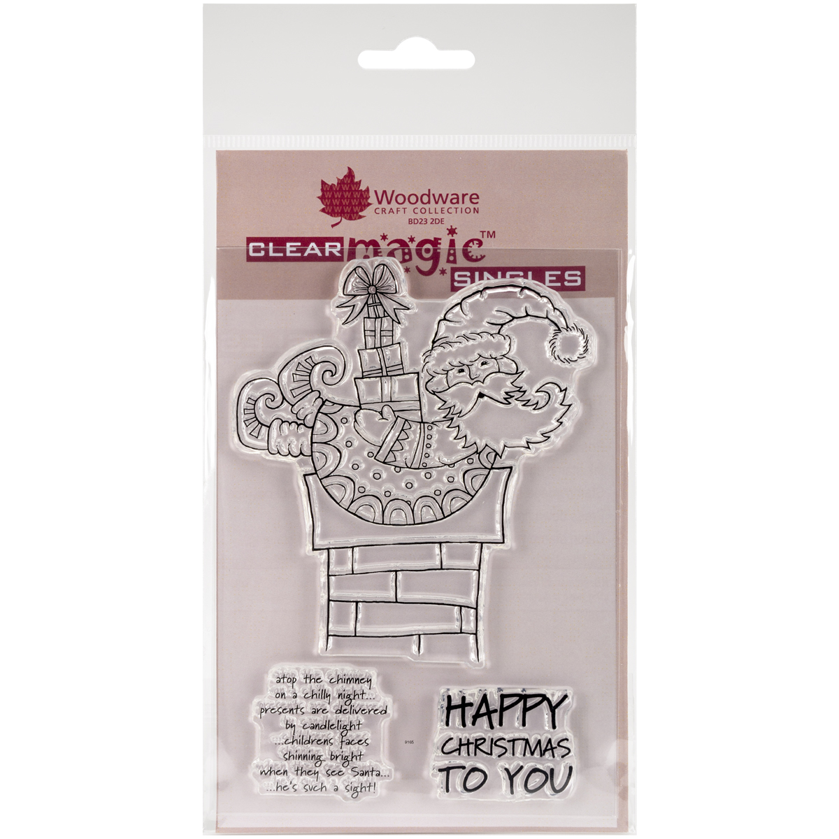 Woodware Clear Stamps 3.5"X5.5"Christmas Delivery
