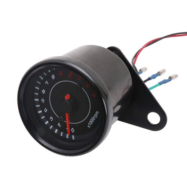 Universal 13000 RPM Motorcycle Tachometer Electronic Tach Meter