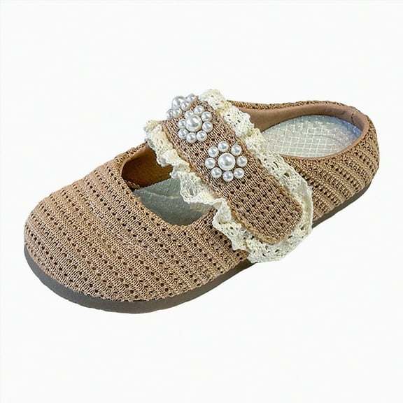 Godom Slippers for Girls Cute Soft Anti-slip House Kids Girl Slipper for Indoor Outdoor Toddler/Little/Big Kid