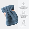 thumbnail image 4 of Noble Linens 4 pack Cotton Hand Towels, 4 of 11
