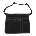thumbnail image 2 of Single Side Tool Belt Pouch, Adjustable Oxford Cloth Black Utility Tool Belt Bag  for Various Sized Tools, 2 of 8