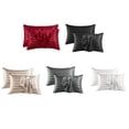 thumbnail image 4 of 2Pcs Pillow Cases – Elegant Color Striped Color Striped Easy To Maintain For Cozy Bedroom, 4 of 5
