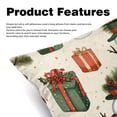 thumbnail image 2 of Snowman Chair Pillow Covers Set with Unique Patterns for Bed and Throw Pillows - Sizes 16x16, 18x18, 20x20 Inches for Various Occasions - Set of 2 Items, 2 of 6