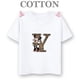 thumbnail image 5 of Camiseta de algodón con el alfabeto de Disney Mickey de la A a la Z, moda de verano para niños y niños, camisetas informales de cuello redondo y manga corta, 5 of 5