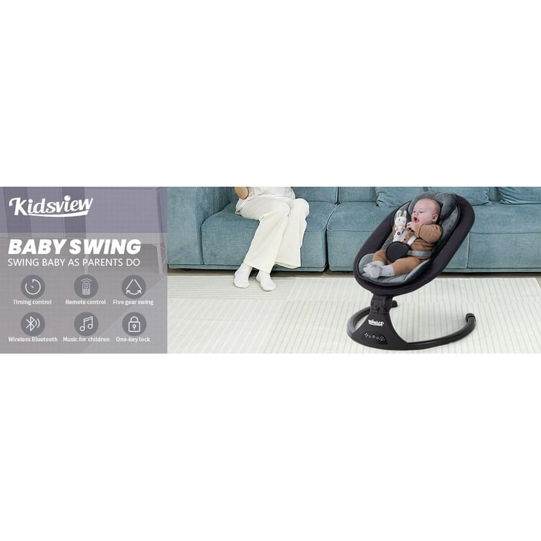 Electric, Portable Baby Swing 0-9 Months, 5 Speeds