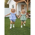 thumbnail image 6 of AceBaby Baby Girl Floral 2Pcs Outfits Toddler Summer Shorts Set for 3-24M,95% Cotton, 6 of 10