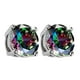 thumbnail image 2 of Pendientes redondos de colores para mujer, delicados y brillantes, para boda, para regalo, 2 of 7