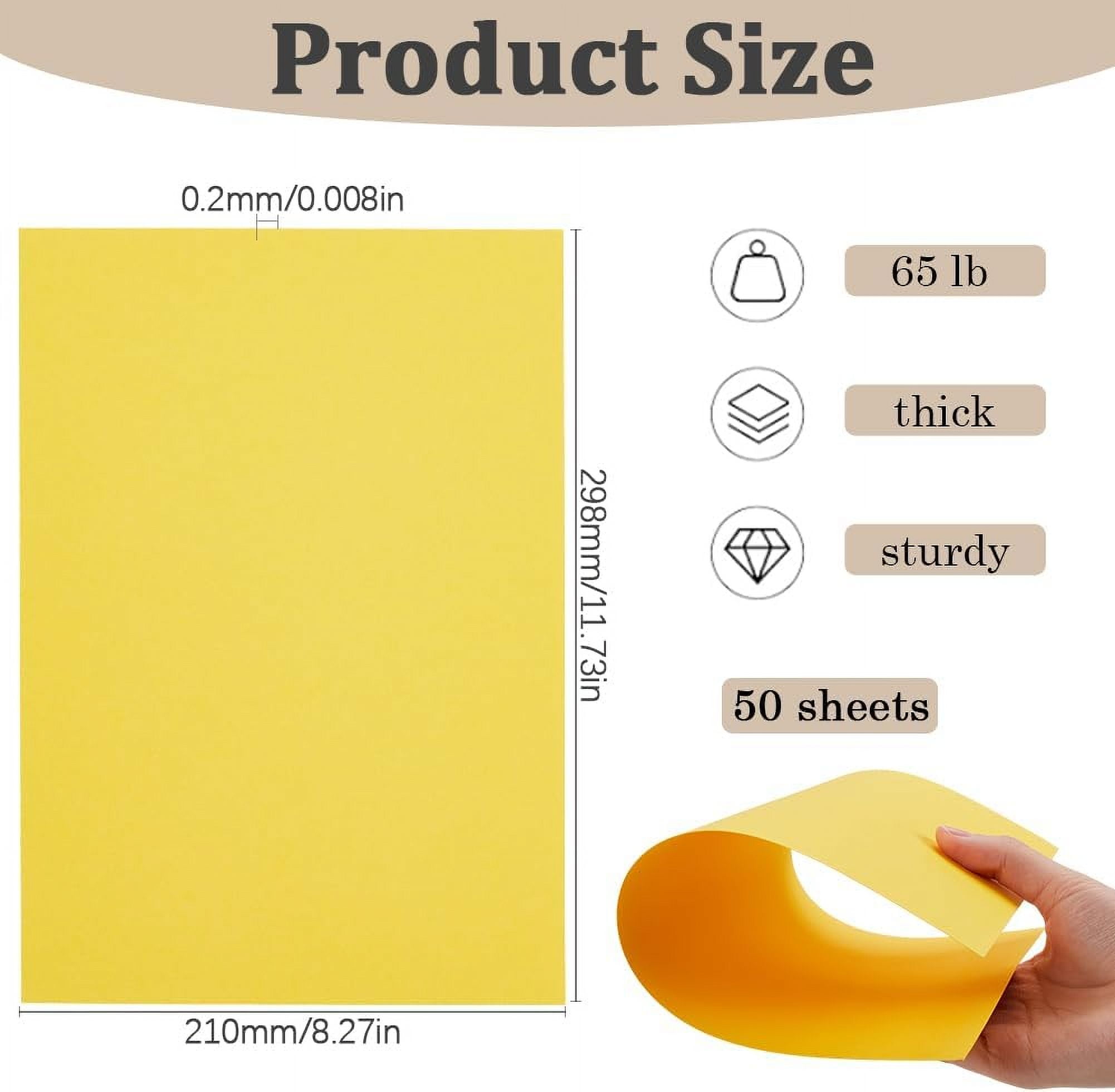 1set 50pcs A4 Craft Paper Cardstock for Card Craft Making Rectangle Royal Blue 298x210x0.2mm