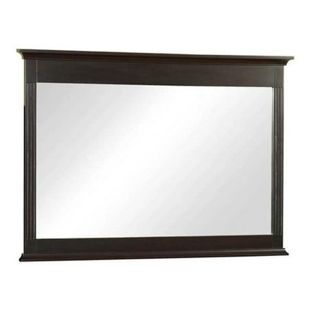 Triple J H0830M 26 inchL x 21 inchW Framed Wall Mirror in Espresso