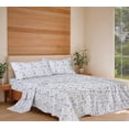 thumbnail image 6 of RUVANTI 100% Organic Cotton Sheets -Split King Sheet - 5 Piece Percale Weave Bedding, Crisp, Cooling & Breathable, Soft & Durable, 16" Deep Pocket, Hotel Quality Sábanas - Heather, 6 of 9