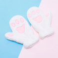 thumbnail image 1 of Guantes de invierno cálidos y bonitos con garra de oso acolchada estilo coreano para mujer, con garra de gato y acolchados Wenchuang para exteriores, 1 of 5