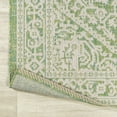 thumbnail image 5 of JONATHAN Y SANTA MONICA 2 x 10 Runner Rug, Sinjuri Medallion Textured Weave - Cream/Green, SMB101H-210, 5 of 8